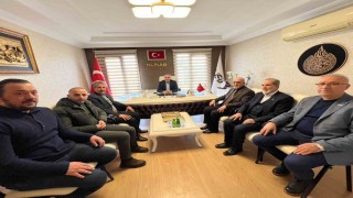 Elazığ Ticaret Borsası Başkanı Dumandağ, Karakaya ve Canpolat ile bir araya geldi