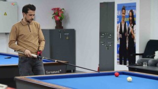 Elazığda bilardo turnuvası düzenlendi