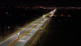 Elazığda ışıklandırılan şehirlerarası yollar daha güvenli hale getirildi