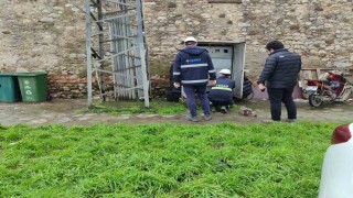 Elektrik panosundan çıkan alev paniğe neden oldu