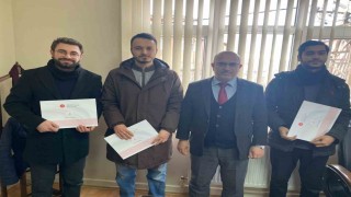 Emete yeni atanan 3 din görevlisine resmi belgeleri takdim edildi