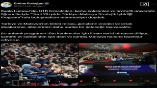 Emine Erdoğandan Malezya ziyaretine ilişkin paylaşım: