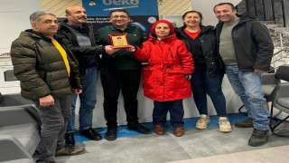 Engelliler derneğinden iş adamlarına teşekkür plaketi