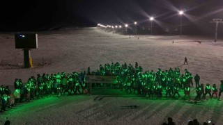 Erciyeste spor şenliği ve gece kayağı
