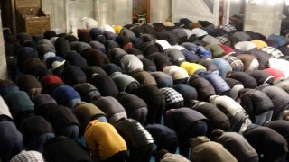 Erzurumda ilk teravih namazı heyecanı