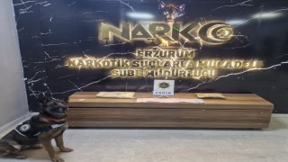 Erzurumda polis 3 kilo 200 gram eroin ele geçirdi