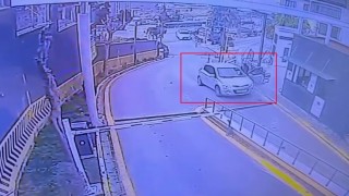 Esenyurtta aracının el frenini çekmeyen sürücü araçla sürüklenerek yaralandı