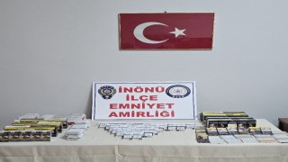 Eskişehirde iş yerine sahte sigara baskını