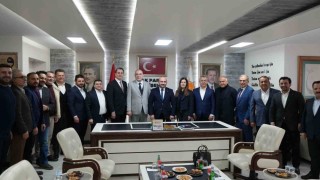 ESO heyetinden İl Başkanı Albayraka hayırlı olsun ziyareti