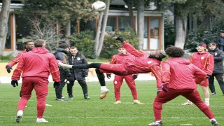 Galatasaray, Fenerbahçe derbisi hazırlıklarını sürdürdü