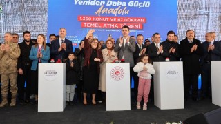 Gaziantep’te 1.360 Konut ve 67 İş Yerinin Temeli Atıldı