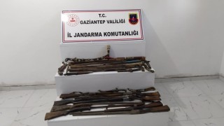 Gaziantepte 48 adet kaçak silah geçirildi: 18 gözaltı
