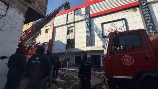 Gaziantepte ayakkabı atölyesinde yangın
