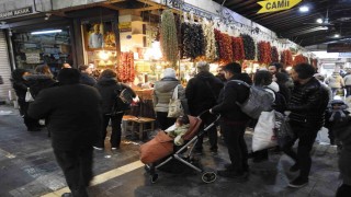 Gaziantepte Ramazan öncesi hafta sonu çarşı pazarda yoğunluk