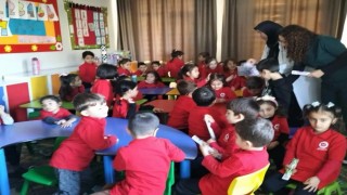 Gazipaşada miniklere Ağız ve Diş Sağlığı eğitimi