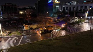 Gebzede ekipler kar teyakkuzunda