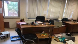 Gedizde adliye personeline saldırı