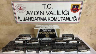 Germencikte jandarma ekiplerinden kaçak sigara operasyonu