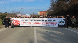 Giresunda Harşit Zaferinin 107. yıldönümü kutlamaları