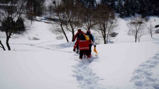 Gümüşhanede 51 personelle gerçeği aratmayan çığ tatbikatı