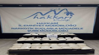 Hakkaride 65 kilogram metamfetamin ele geçirildi