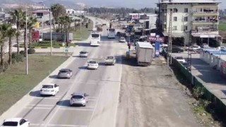 Hatayda dron destekli trafik denetiminde 176 araç kontrol edildi