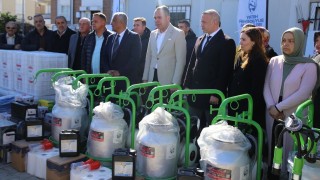 HBB’den Çiftçilere Süt Sağım Makinesi ve Zeytin Hasat Seti Desteği