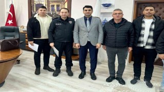 Hisarcıkta başarılı emniyet amiri ve polislere başarı belgesi
