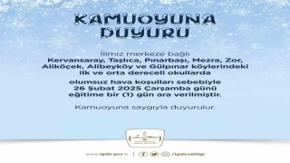 Iğdırdaki bazı okullarda eğitime kar engeli