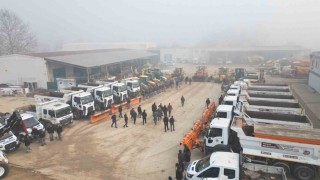 İnegöl, kar yağışına hazır