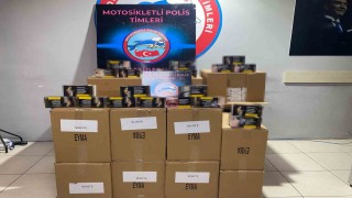 İskenderunda 110 bin adet makaron ele geçirildi