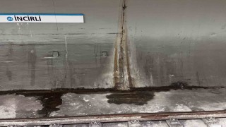 İSKİ şebekesi patladı, su metroya doldu