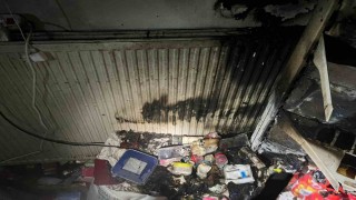 Ispartada iş yerinde çıkan yangın itfaiye ekiplerince söndürüldü