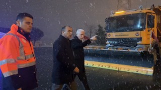 İstanbul Valiliğinden karla mücadele denetimi