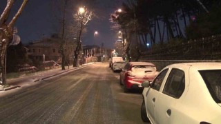 İstanbulda kar yeniden başladı
