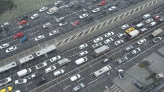 İstanbulda trafik yoğunluğu yüzde 90a ulaştı