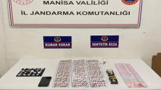 İşyerinde uyuşturucu maddelerle yakalandı