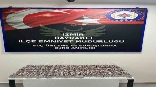 İzmirde uyuşturucu taciri 15 binin üzerinde hapla yakalandı