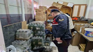Jandarmadan sahte alkol uygulaması