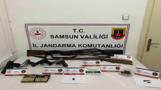 Jandarmadan uyuşturucu ve silah operasyonu