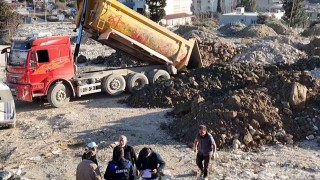 Kaçak hafriyat dökerken dron ile yakalanan kamyon şoförüne 20 bin TL ceza