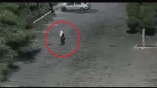 Kadın kılığındaki erkek şüpheli hırsız kamerada