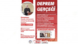 Kadirli Belediyesi’nden Deprem Farkındalık Etkinliği
