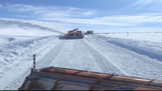 Kağızman-Ağrı kara yolu yeniden ulaşıma açıldı