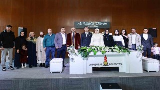 Kahramanmaraşta çiftler 14 Şubatta sevgilerini nikahla ölümsüzleştirdi