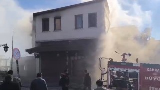 Kahramanmaraşta iş yerinde yangın