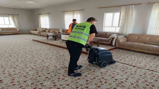 Kahta Belediyesinden camilerde kapsamlı temizlik