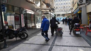 Kaldırımlardaki motosiklet işgaline denetim