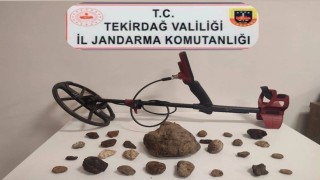 Kapaklıda kaçak kazı ekipmanları ele geçirildi