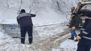 Kar ve soğuk hava çalışmaları durdurmadı